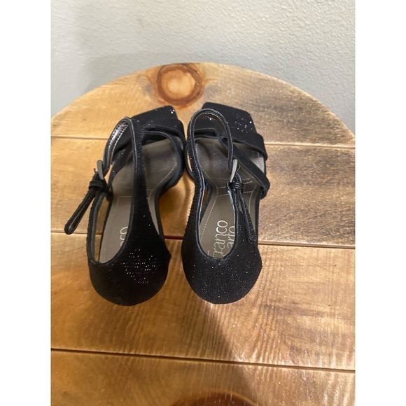 Franco Sarto Rania 2 Ankle Stiletto Heels Black size 8.5 - Picture 7 of 9